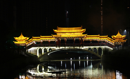 云南臨滄市玉龍湖公園景觀(guān)照明工程